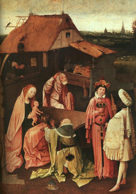 BOSCH, Hieronymus Epiphany Spain oil painting art